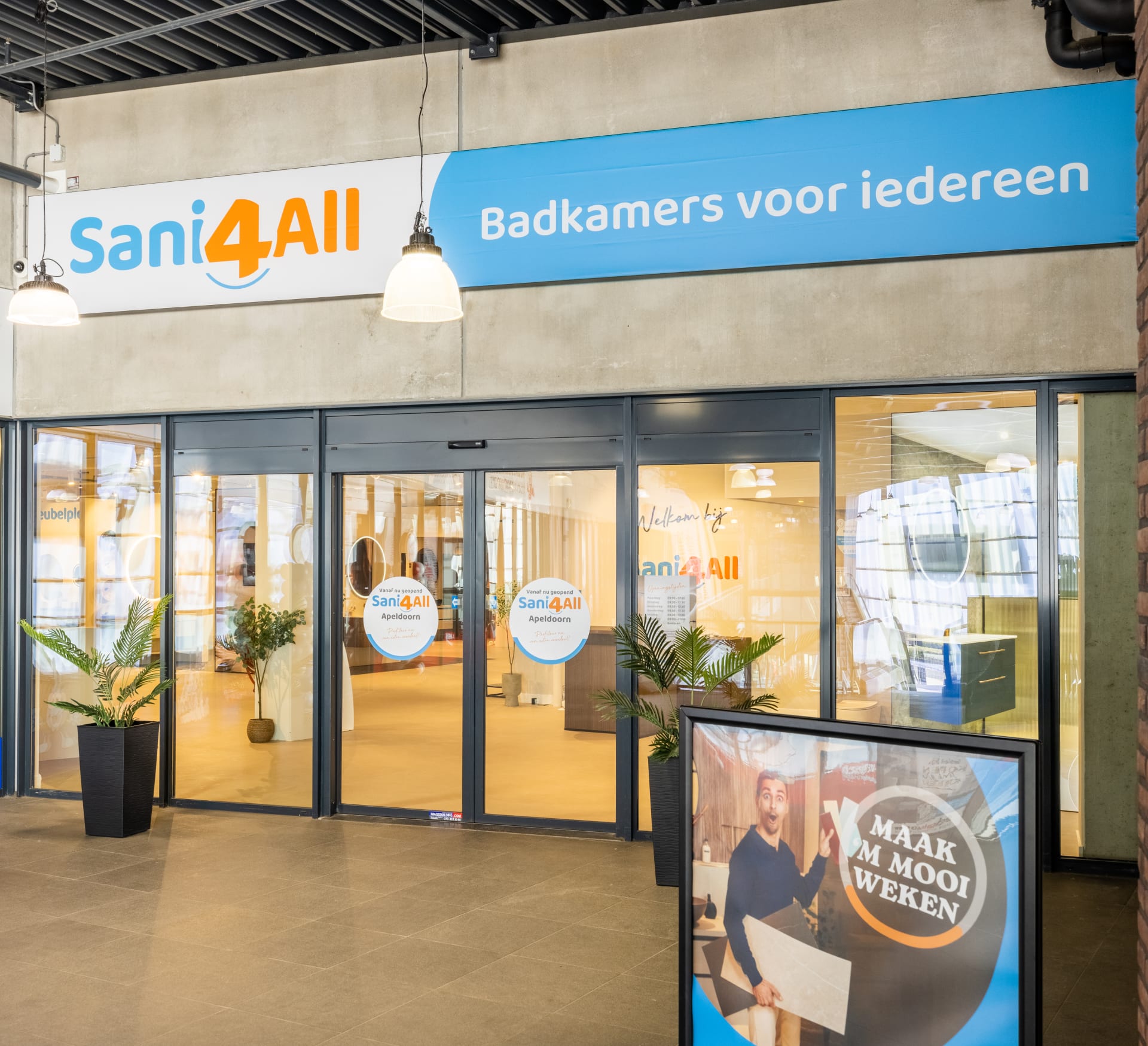 Het winkelpand van Sani4All Apeldoorn