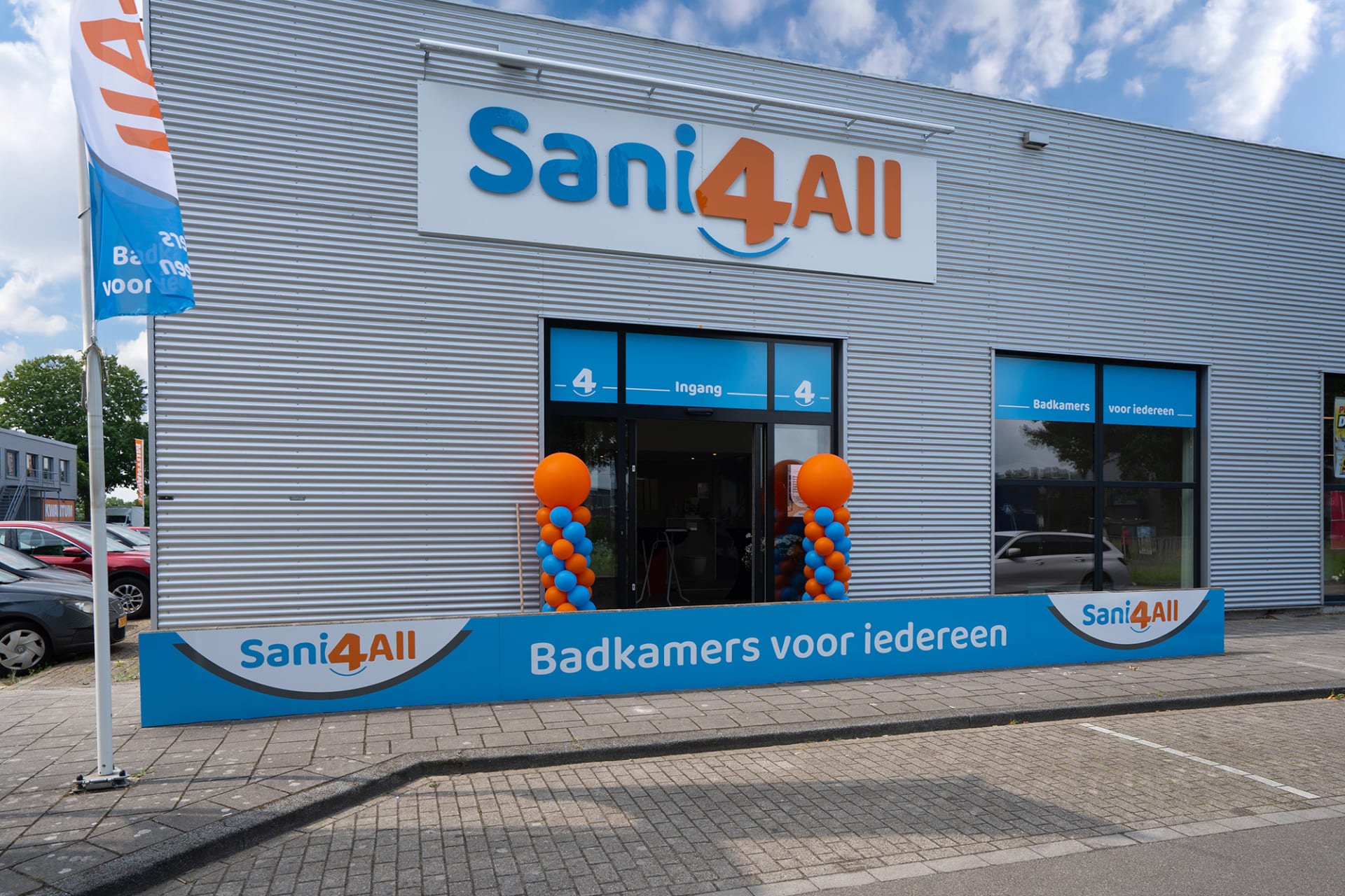 Het winkelpand van Sani4All Groningen