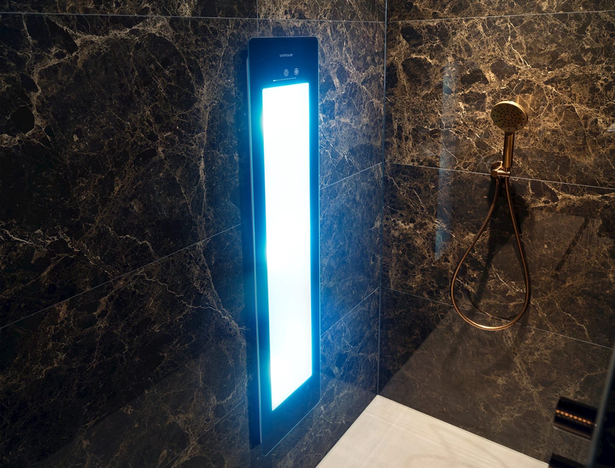 Luxe Sunshower in de inloopdouche