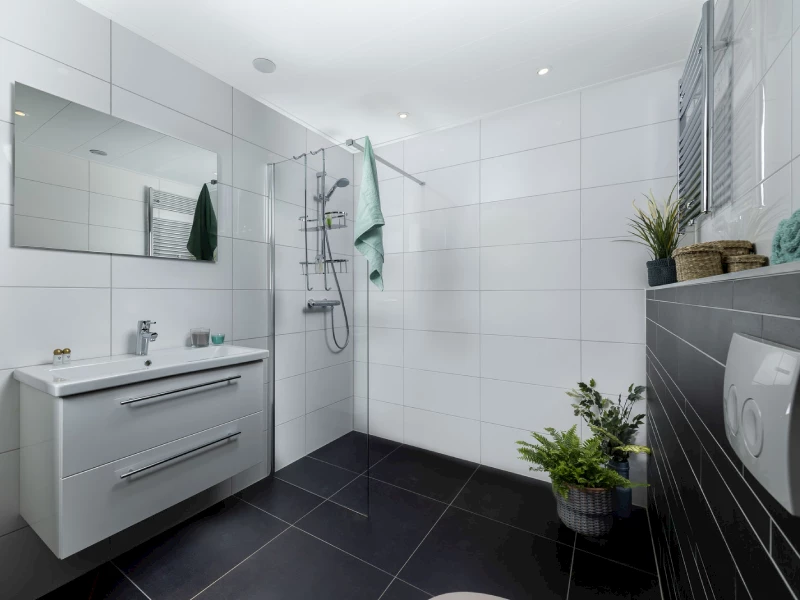 Complete badkamer Black & White