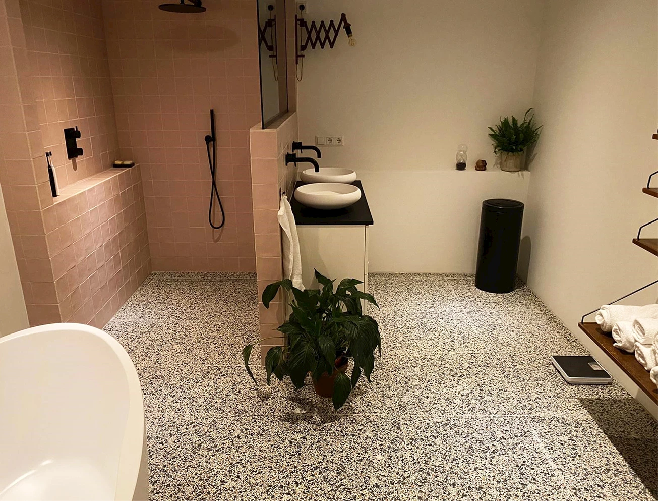 Doucheruimte jaren '30 badkamer