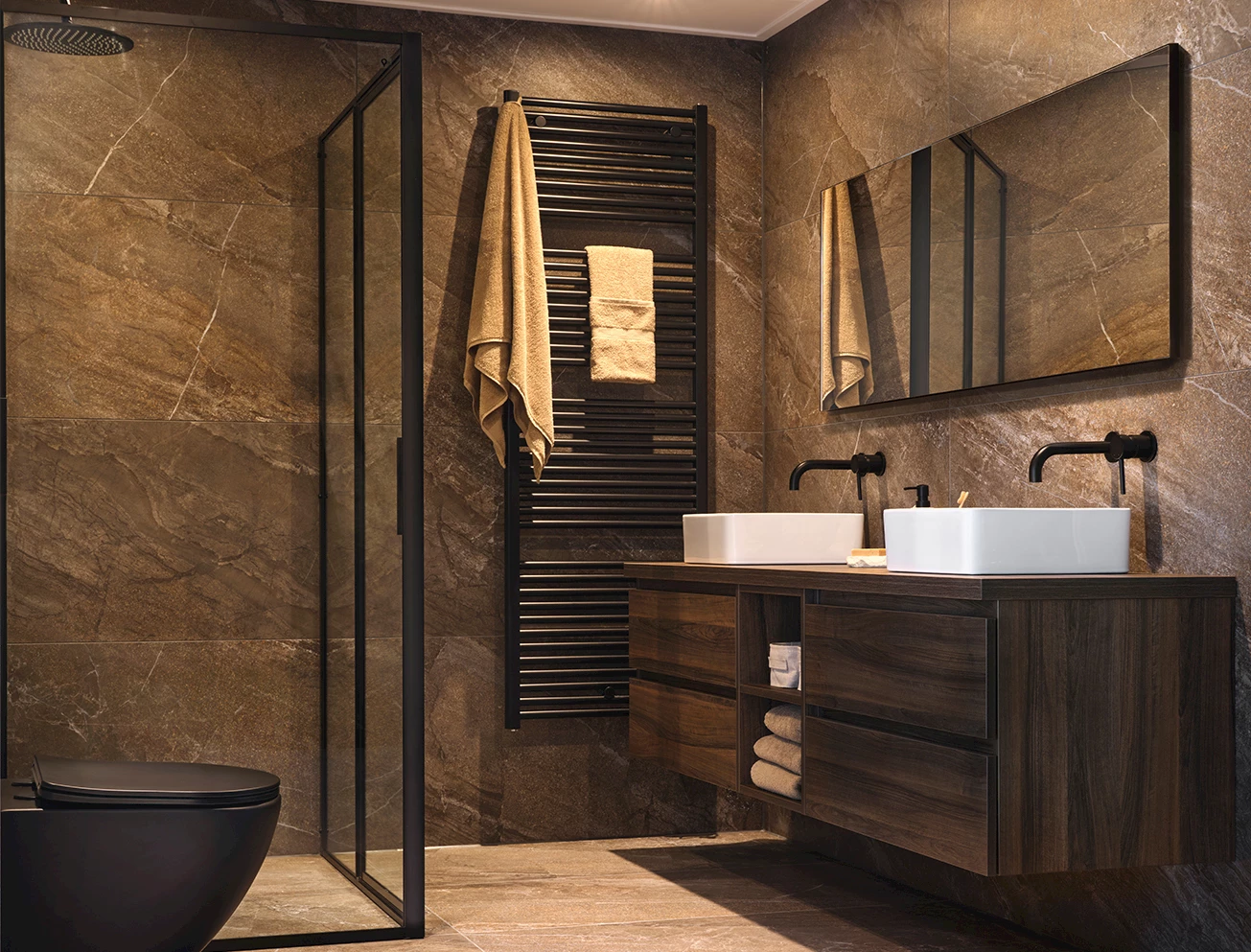 Stijlvolle exclusieve badkamer