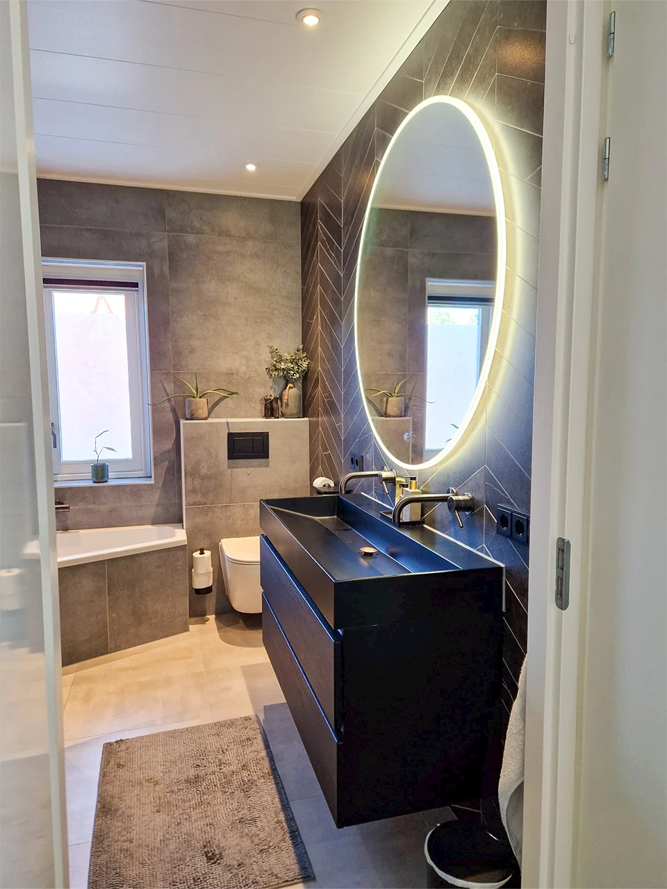 Stijlvolle wellness badkamer