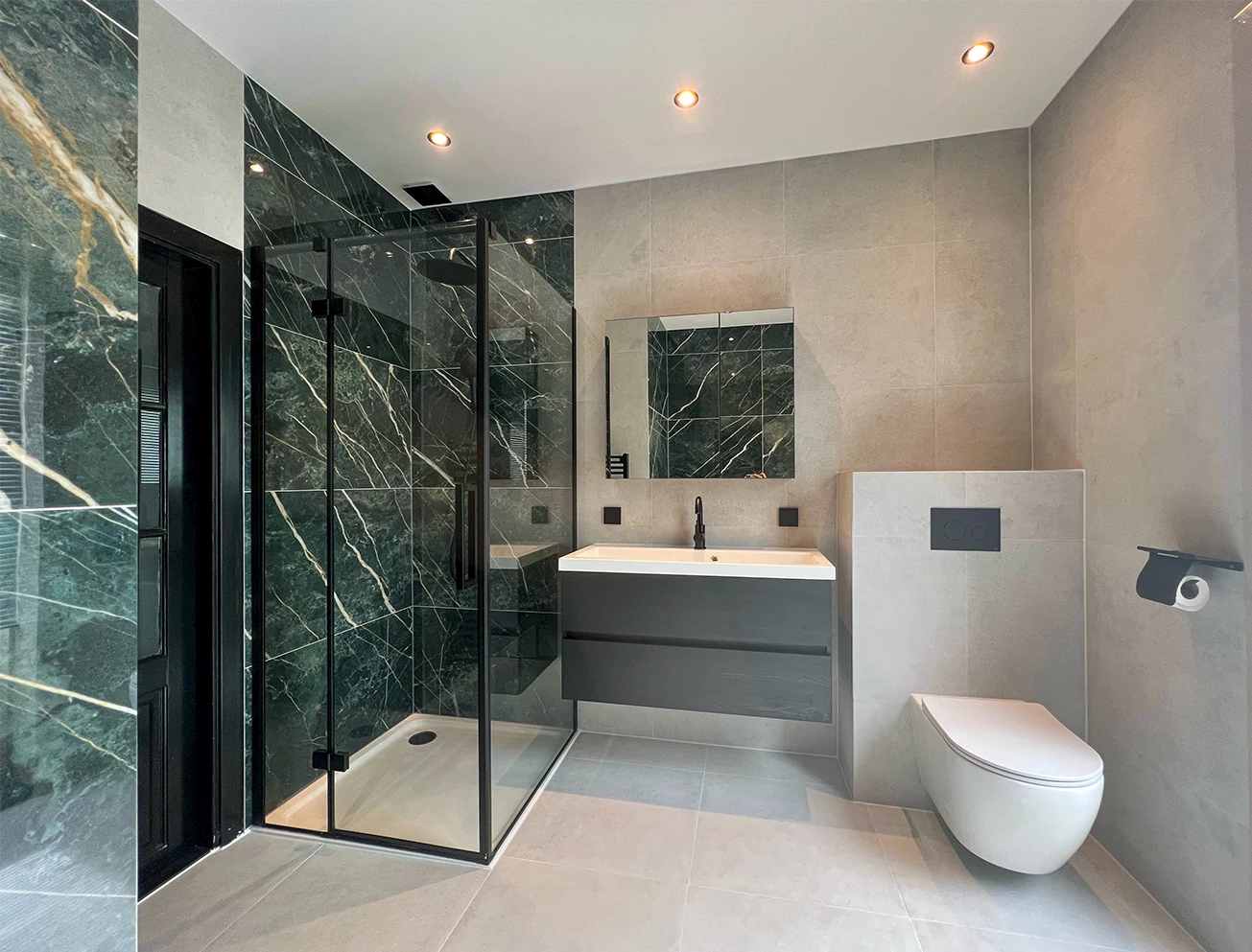 Badkamer tegel marmerlook