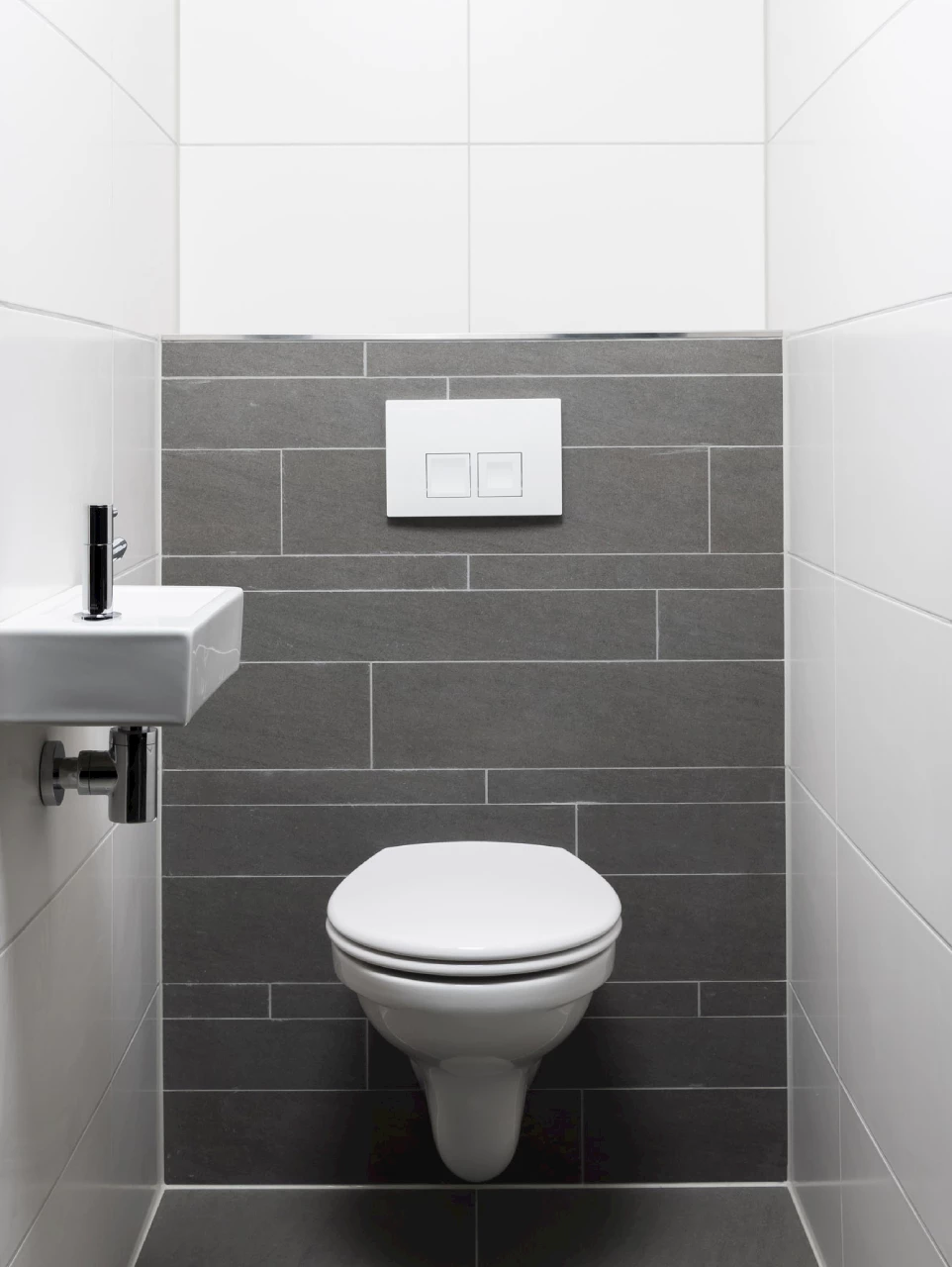 Compleet toilet Black & White