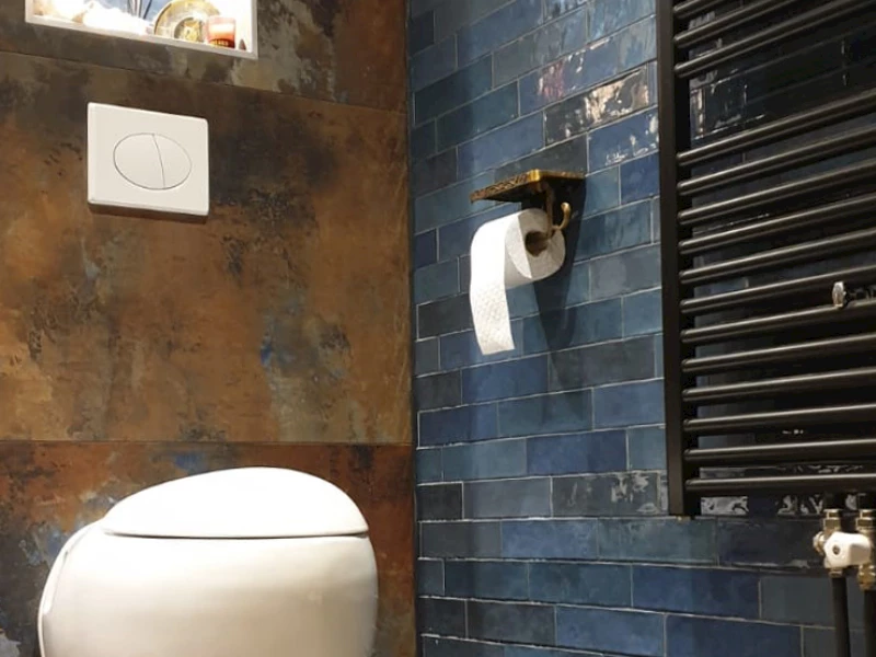 Kleurrijke badkamer Den Haag