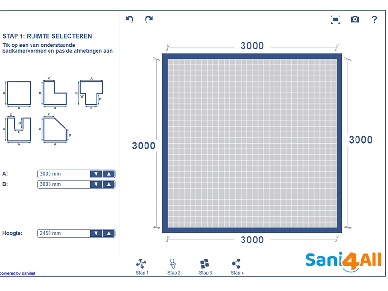 Badkamer inrichten 3D