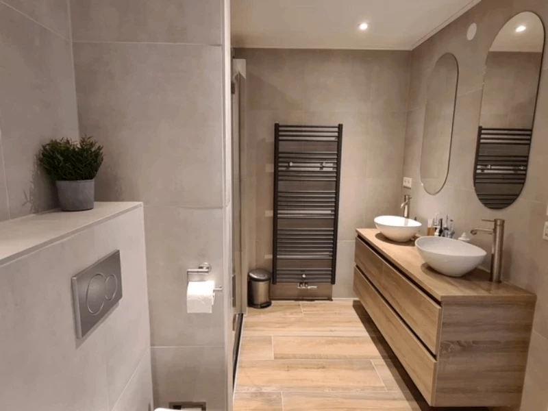 Kleurenpallet Scandinavische badkamer