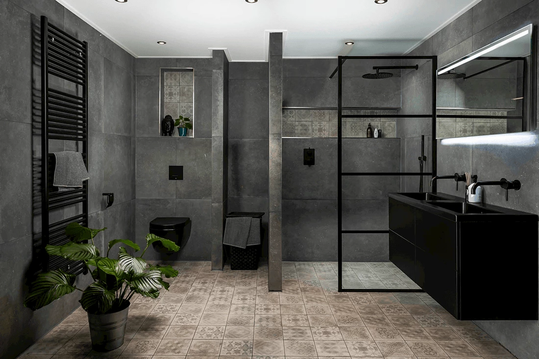 Aangepaste badkamer