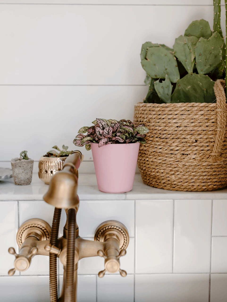 Bohemian badkamer moodboard