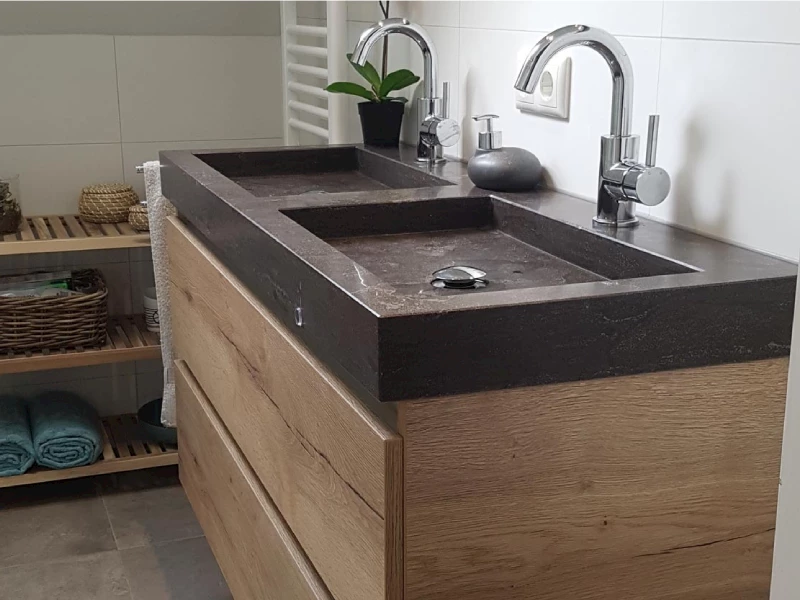 Badkamer landelijke stijl