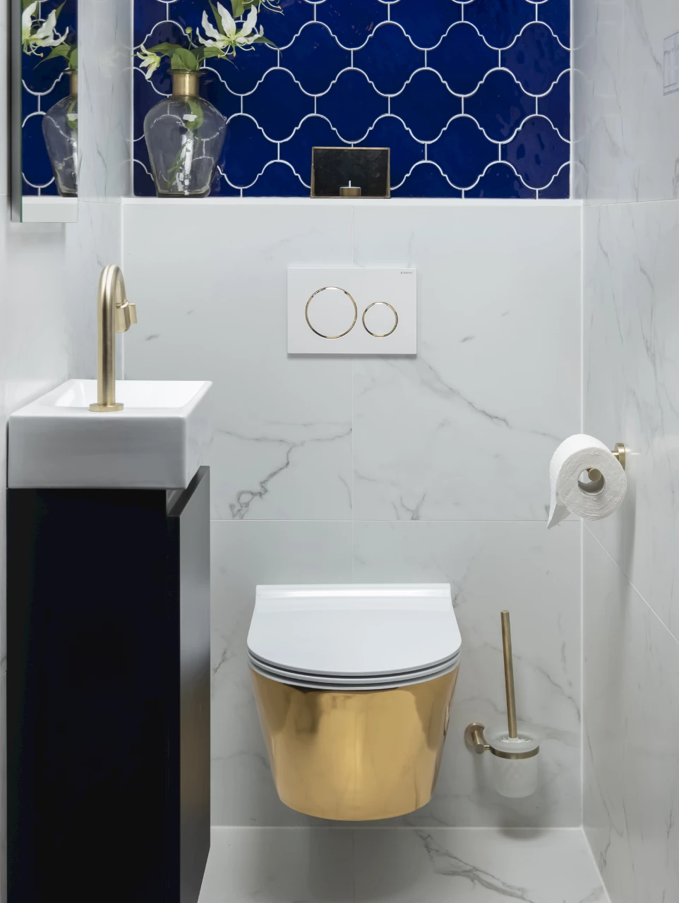 Compleet toilet Arabesque Blue