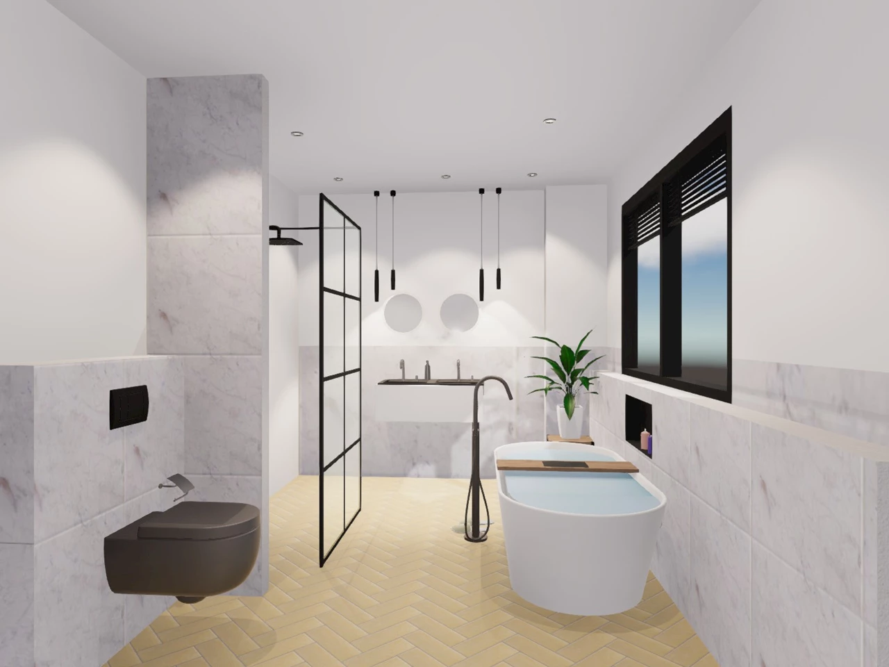3d ontwerp badkamer