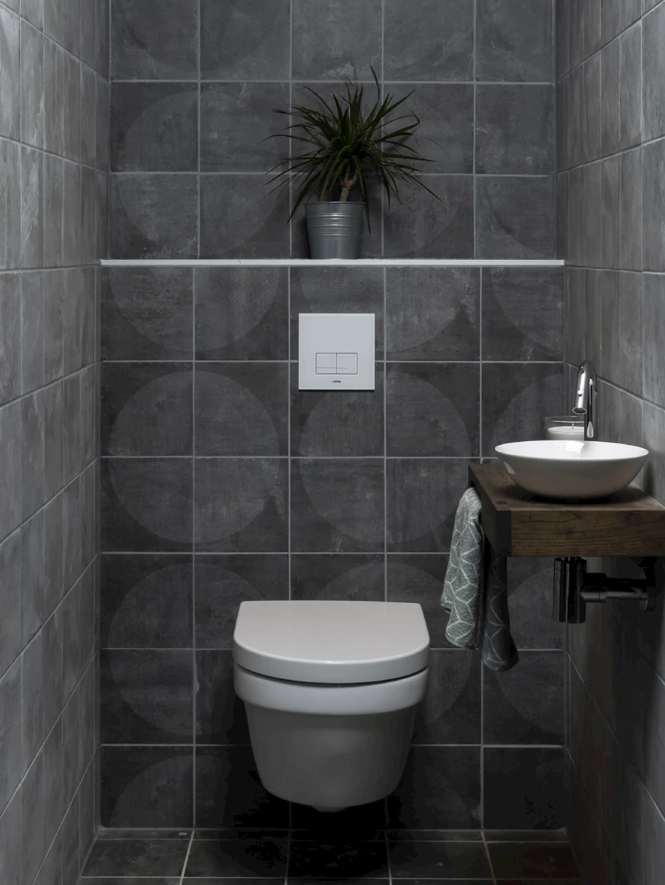 Compleet toilet Decor Grey