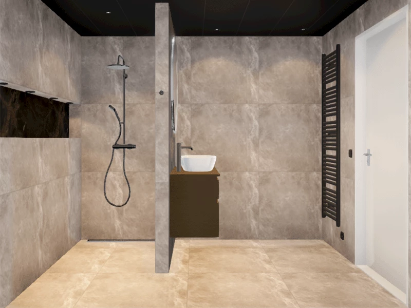 Ontwerp badkamer in 3D