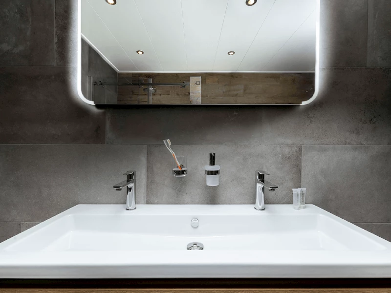 Zone 1 badkamer verlichting