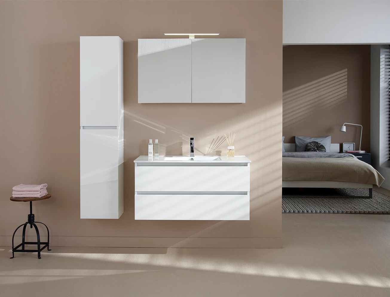 Luxe ensuite badkamer