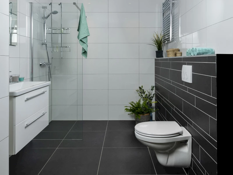 Complete badkamer Black & White