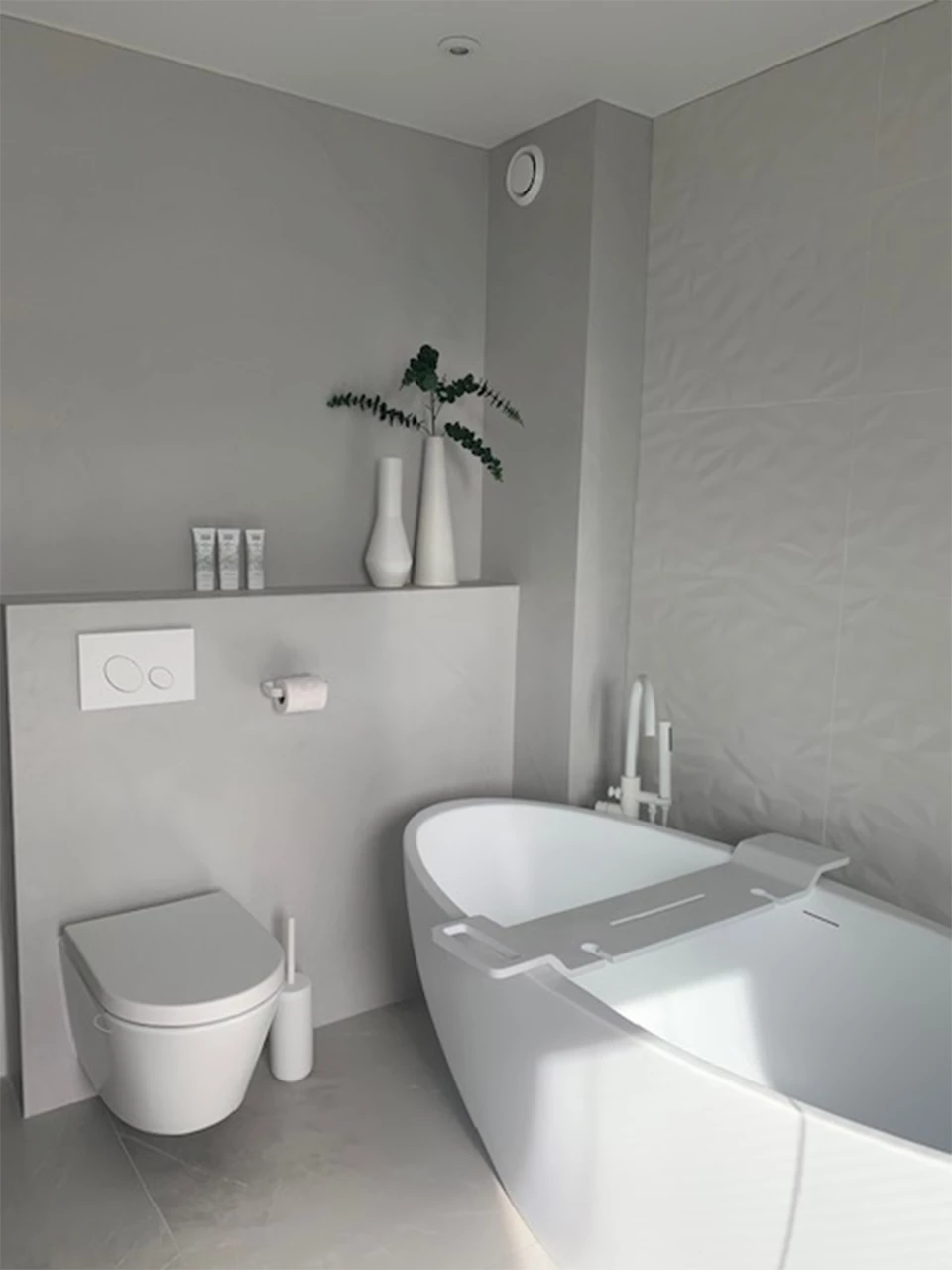 Minimalistische badkamer