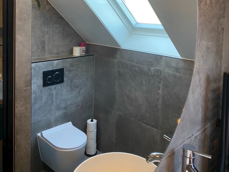 Betonlook badkamer Papendrecht