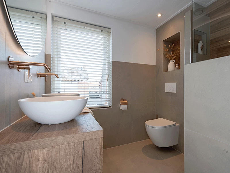 Badkamer natuurlijke uitstraling