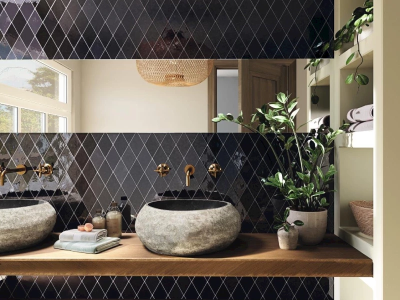 Planten combineren badkamer