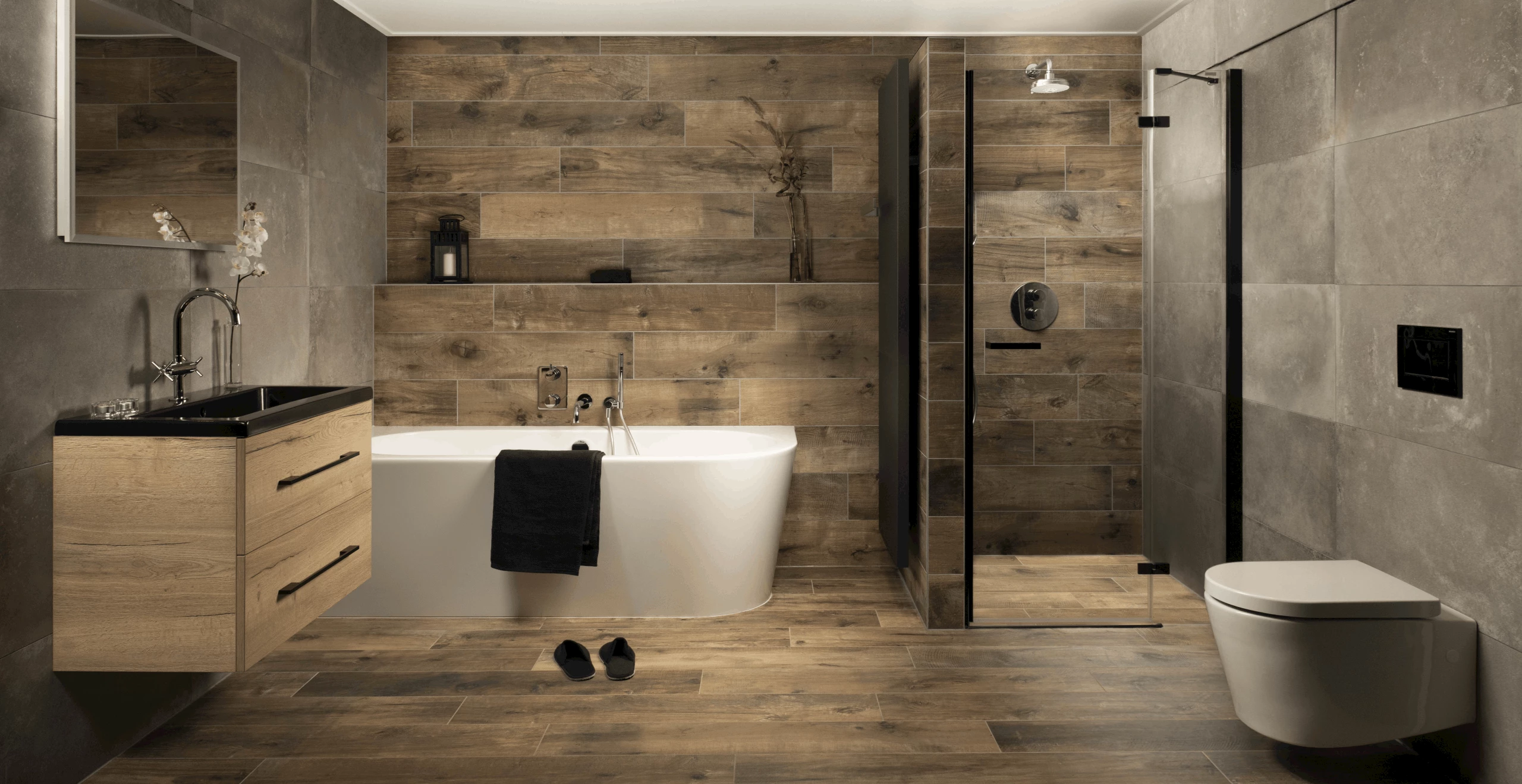 Moderne badkamer