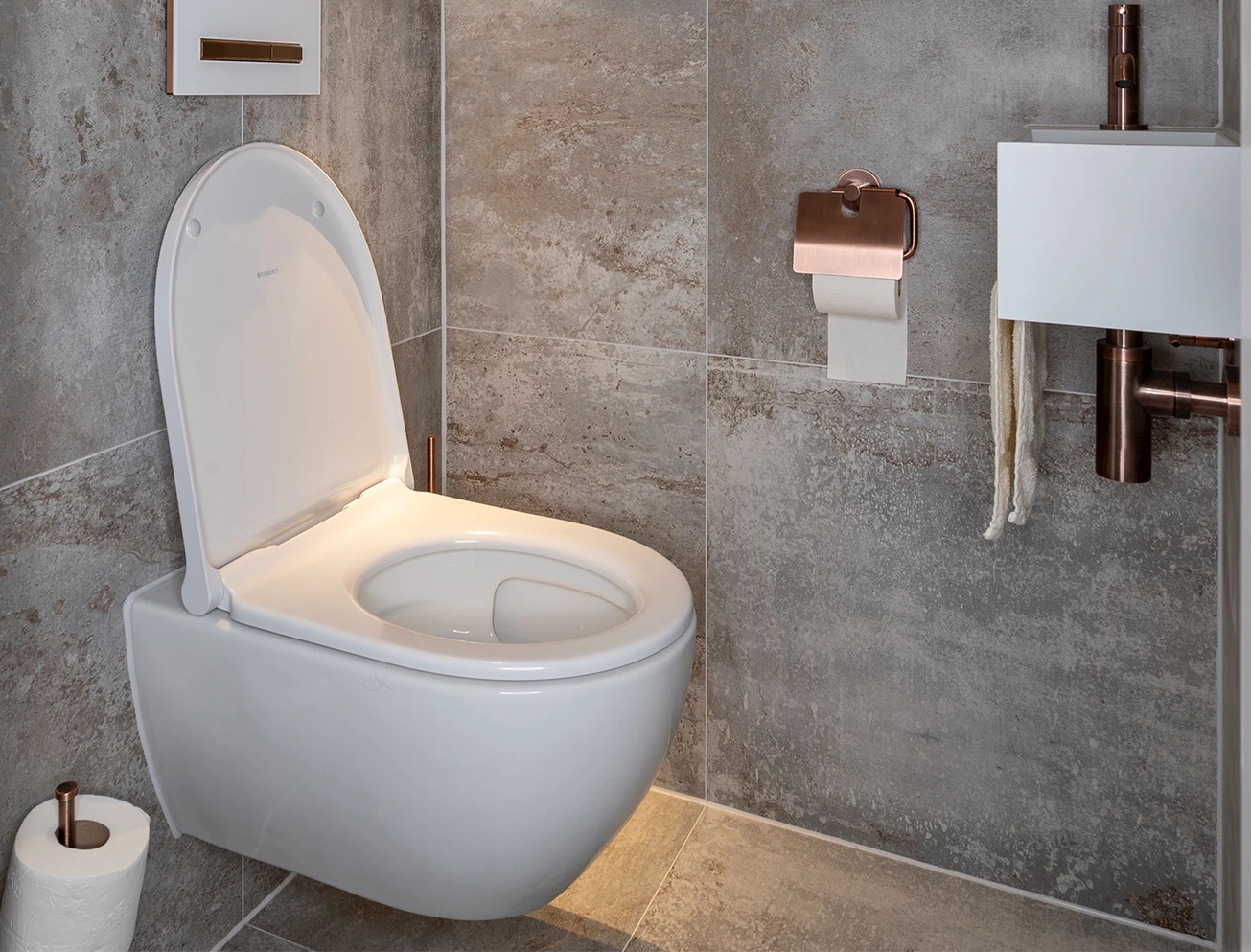 Wit wandcloset Geberit