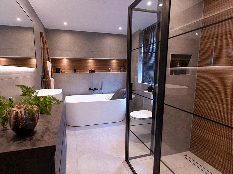 Wellness Japandi badkamer