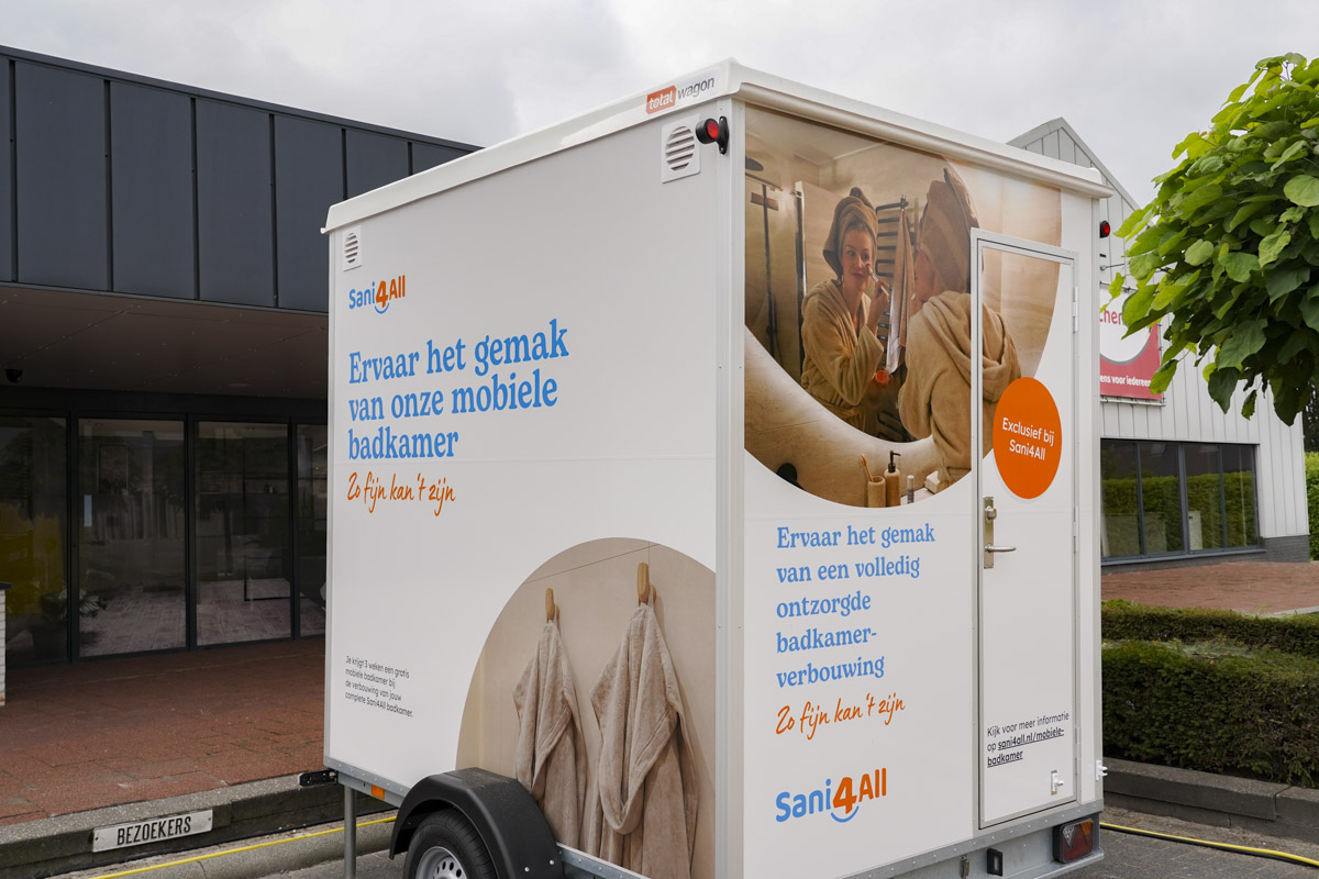 mobiele badkamer