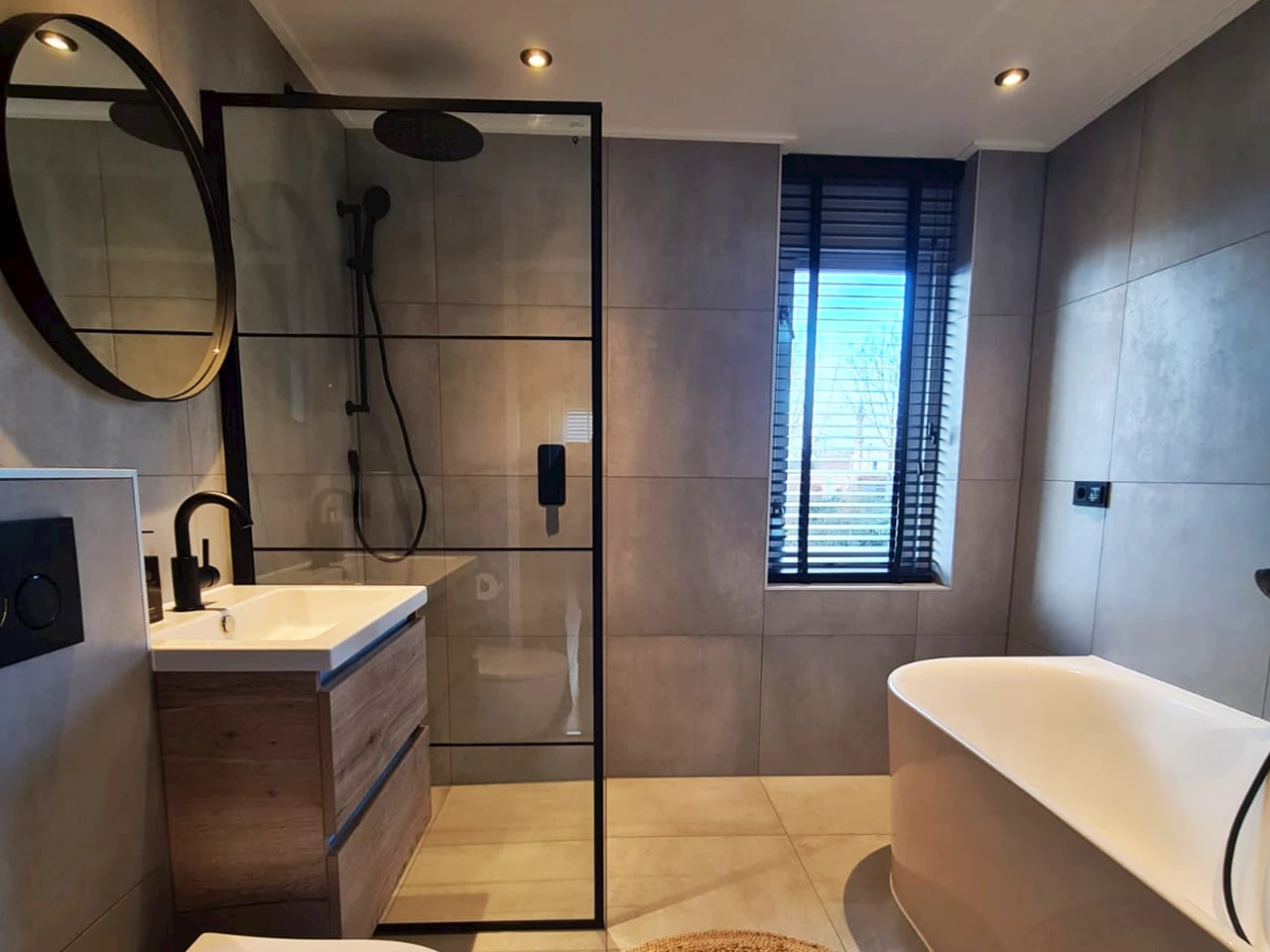 Moderne badkamer