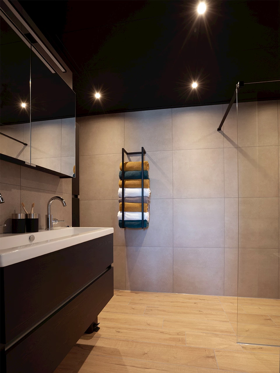 kleuren in de badkamer