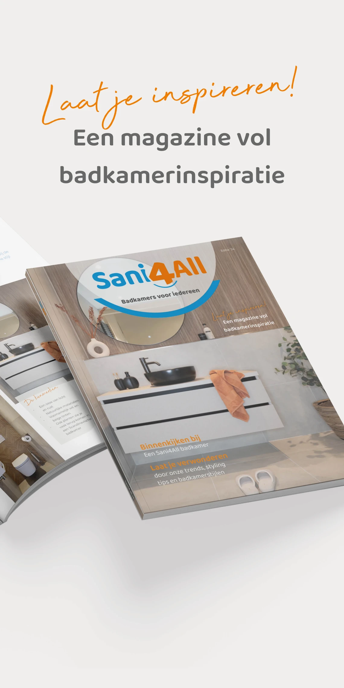 Sani4All magazine aanvraag