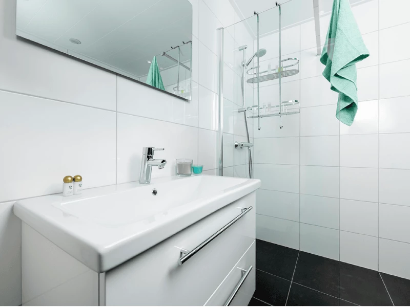 Ruimte benutten kleine badkamer