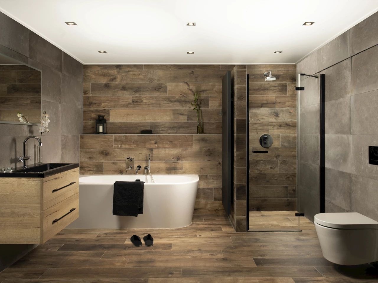 inspiratie landelijke badkamer
