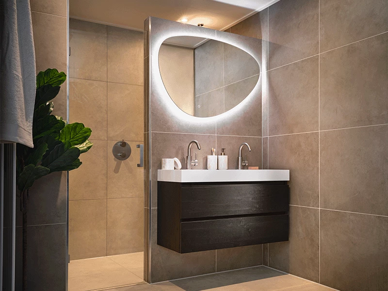 Badkamer minimalistisch