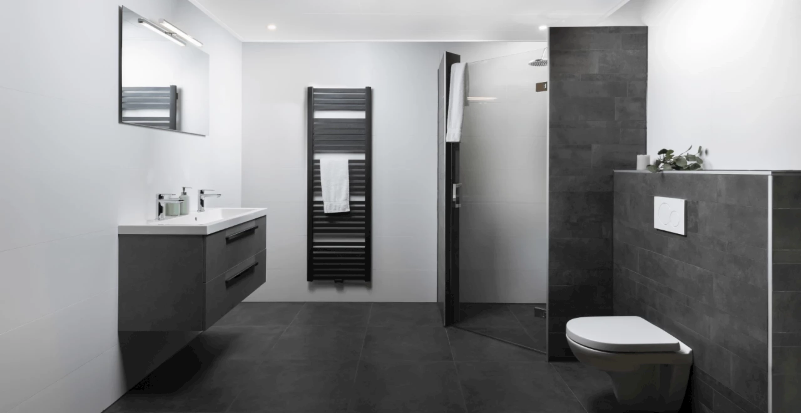 Strakke badkamer