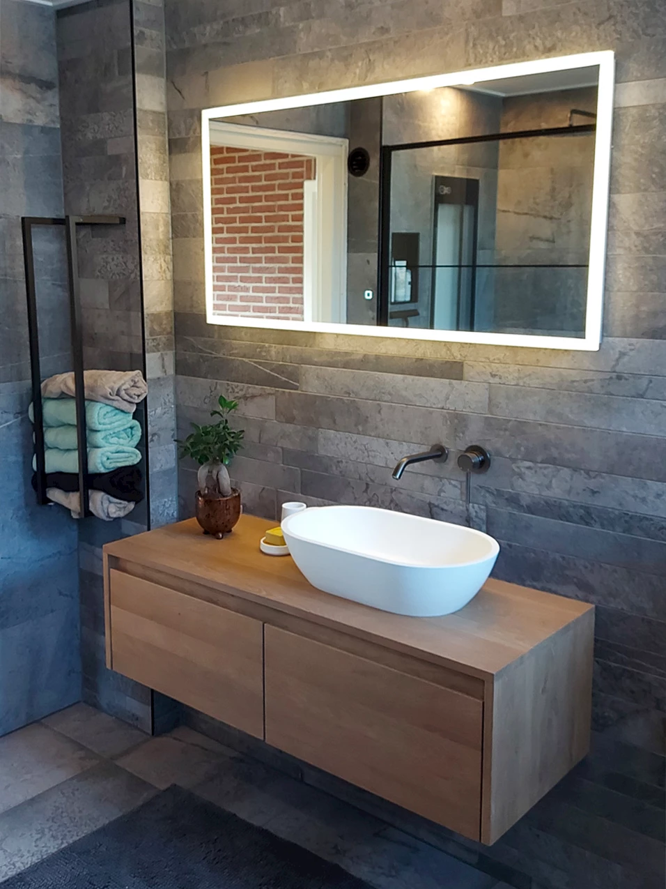 Opgeleverde luxe badkamer