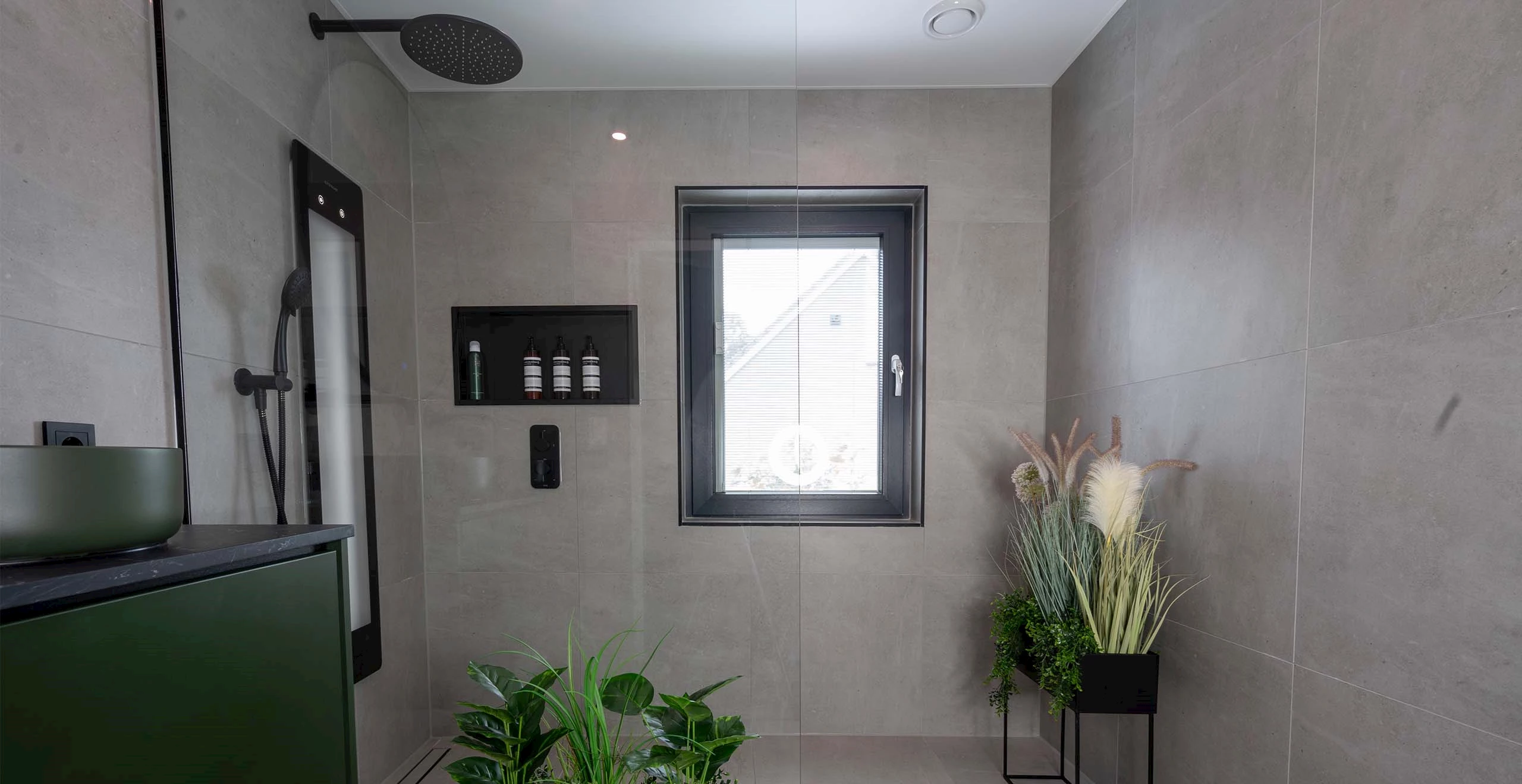 Badkamers met inloopdouche