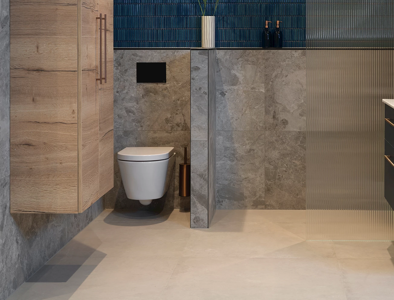 Koperen toilet accessoires