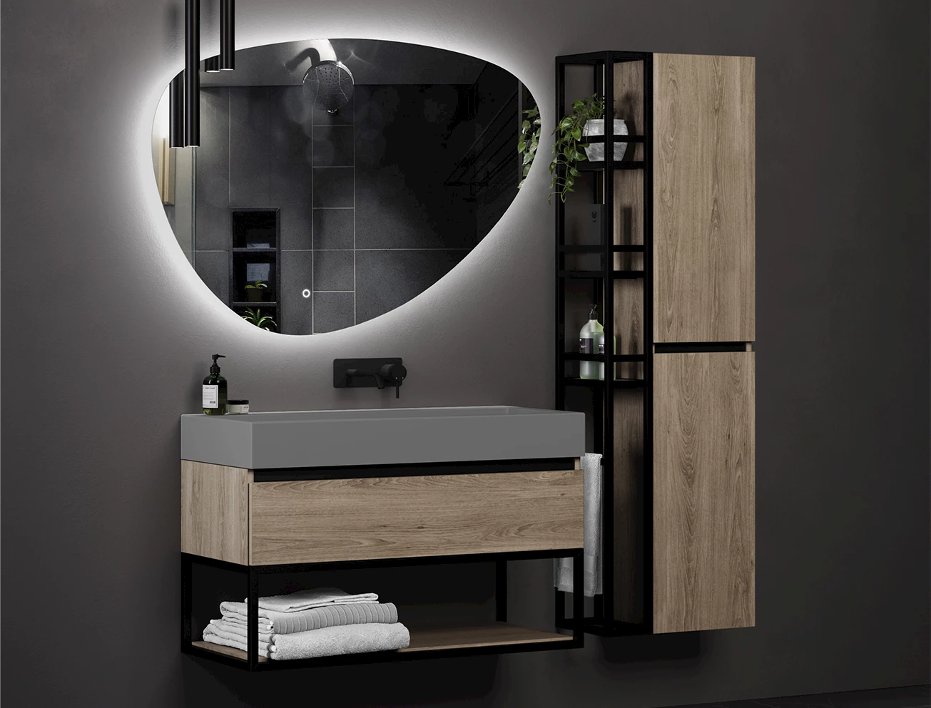 Kolomkasten voor badkamer