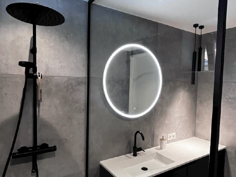 Badkamerspiegel met verlichting