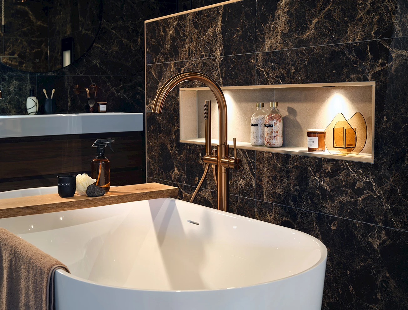 Waterdichte verlichting badkamer