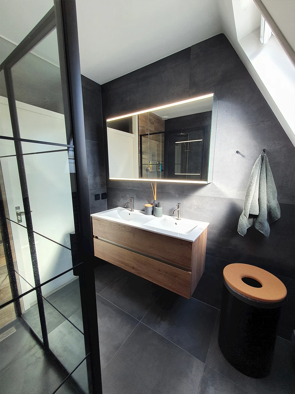 Industriële badkamer Uden