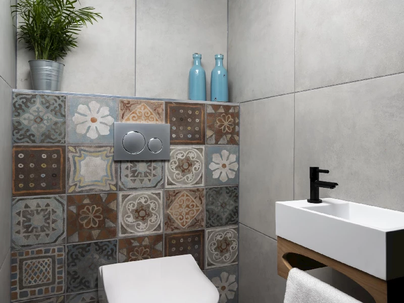 Complete toilet Porto Grey